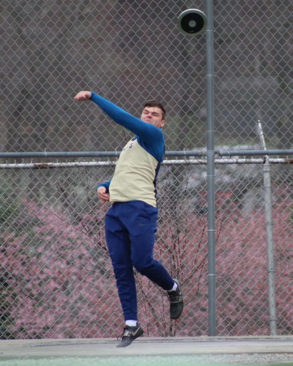 Thiel College Discus Thrower